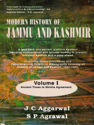 cover image of Modern History of Jammu and Kashmir
